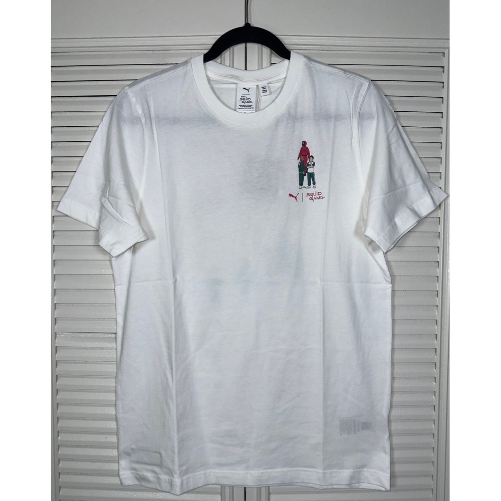 Puma‎ x Squid Games White Graphic Tee Size M